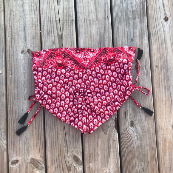 SWIM by Cacique ruche side tie scrunch butt lifter high waisted swimsuit bottom - Picture 3 of 5